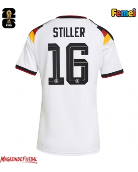 Germania Angelo Stiller #16 Echipament de Fotbal Replică Mondial 2026 Femei Acasa